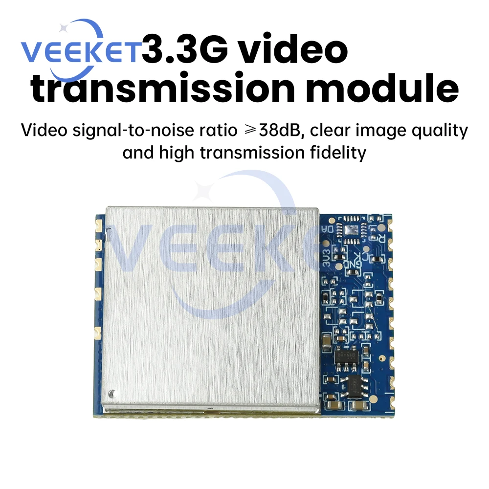 SK3500-SPI 3,3G модуль передачи изображения с низкой задержкой видеовыход CVBS для дронов FPV широкий диапазон частот 3100-3800 МГц