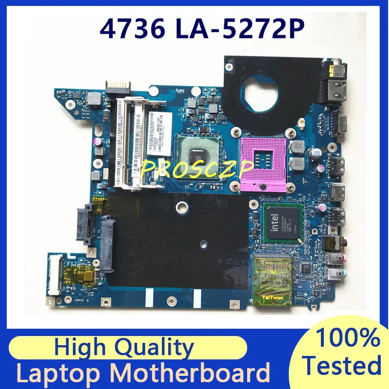 Mainboard For Acer Aspire 4336 4336Z 4736 4736Z 4937 4735Z KALG1 LA-5272P Laptop Motherboard MBPFZ02002 100% Tested Working Well