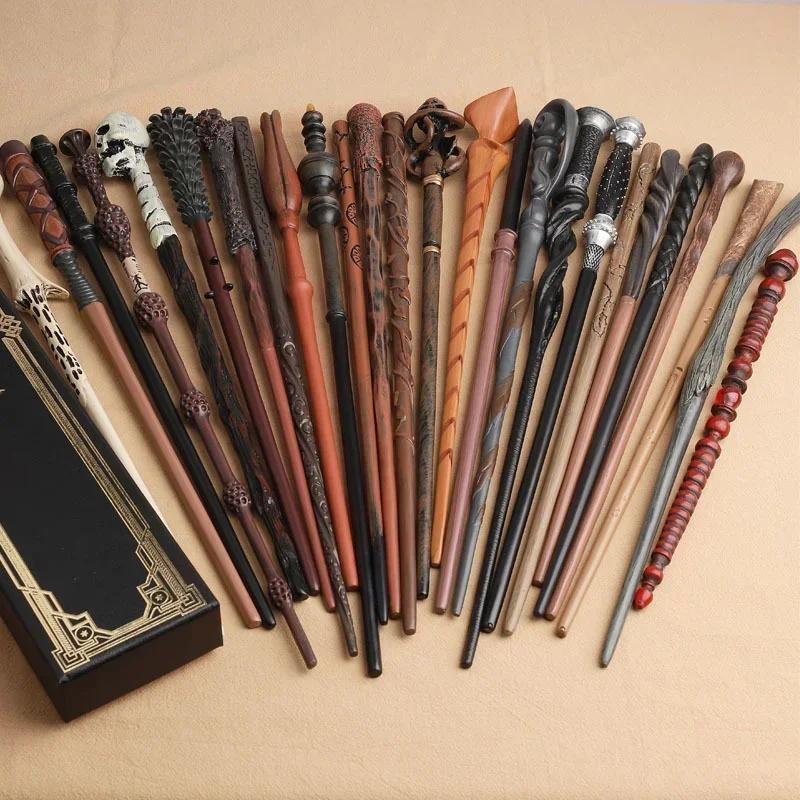 Nueva varita mágica de metal para cosplay de anime, accesorio decorativo de juguete para Bacchetta Di Plastic Pottee Magic Stick
