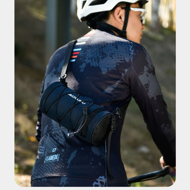 حقيبة مقود الدراجة المقاومة للماء، وحقيبة تخزين ركوب الدراجات ذات سعة كبيرة، وحقيبة كتف خارجية عالية الجودة #2