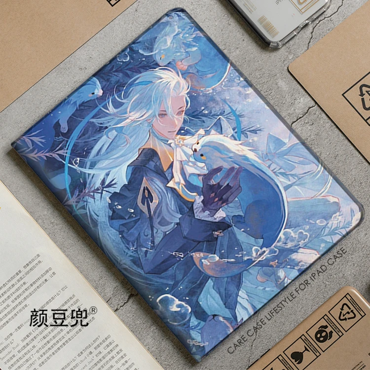 Neuvillette Anime Genshin For iPad Air 4 5 Mini 5 6 Case Luxury Silicone For Pro 12.9 11 For iPad 10th Protective  Pro13 11 in