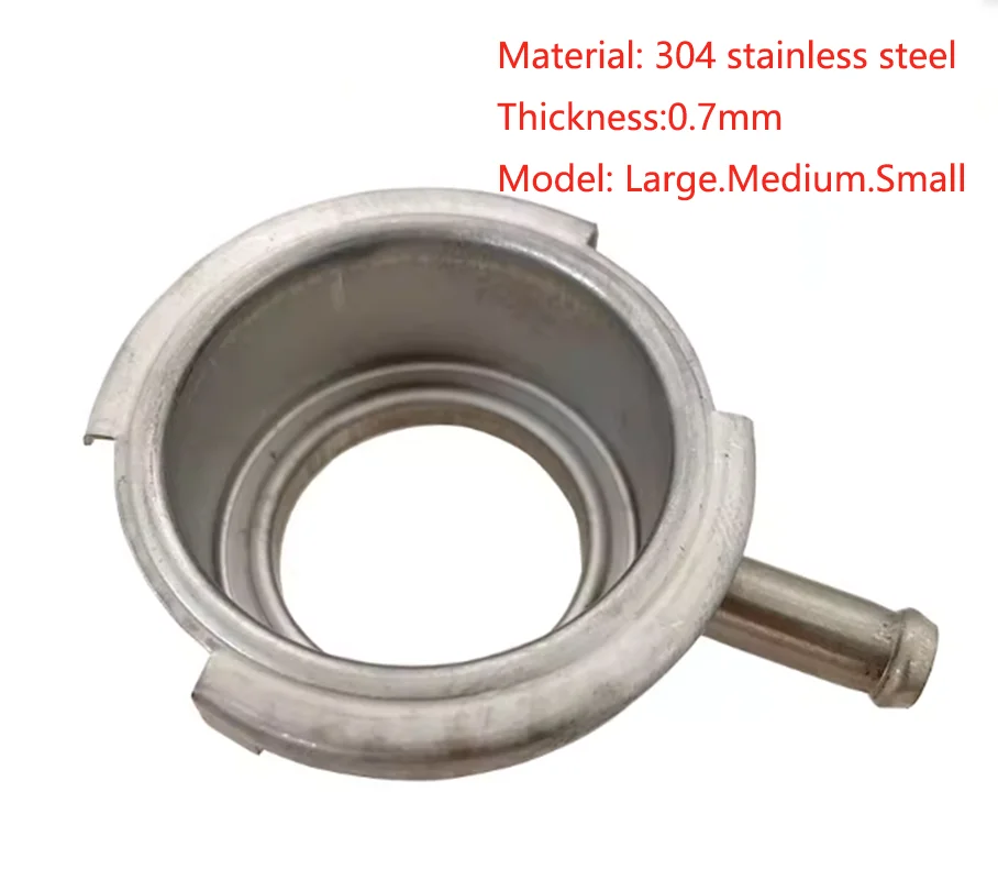 Car Water Tank Plus Water Nozzle Large, Medium,Small Radiator Nozzle Water Tank Cover Stainless Steel Mouth Neck Water Nozzle