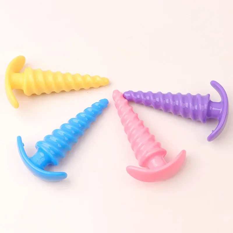 Adult Sex Toys Anal Plug Spiral Anal Plug Backyard Masturbator Butt Dilation Sexy Adult Female Masturbatory Sexo Flirtatious 18+