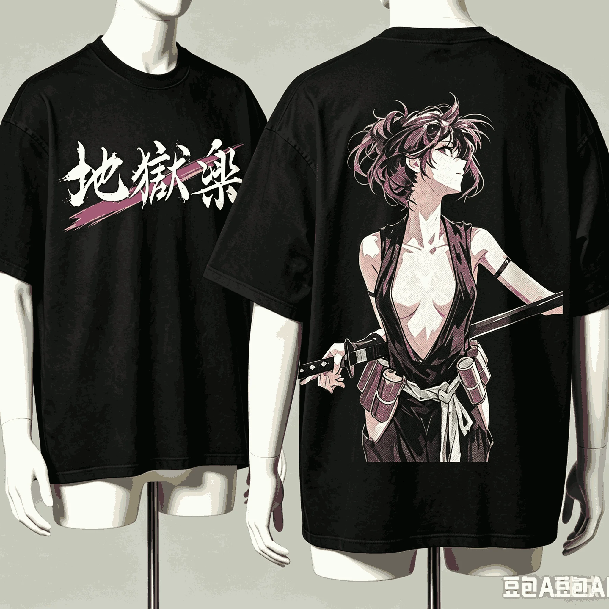 Hell's Paradise Anime Lover T-shirt Harajuku Cotton New Model High Street Retro Fashion Oversized Unisex hot product Comfortable