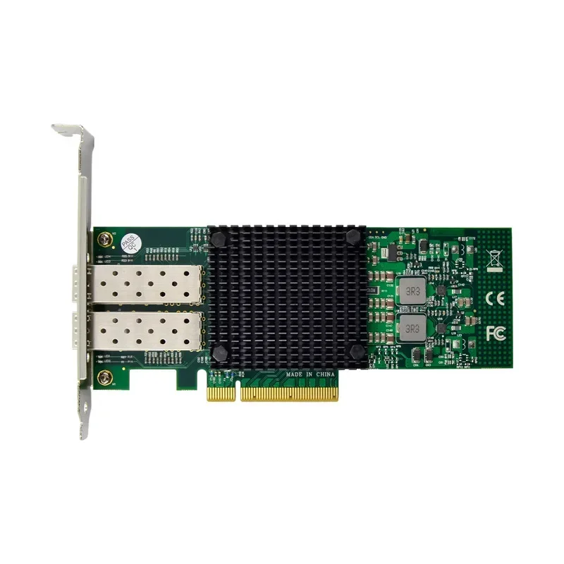 PCI-E X8 Dual-Port 10G SFP Server Fiber Network Card 10Gb Ethernet SFP+ Port Network Card Mellanox ConnectX-3 Chipset