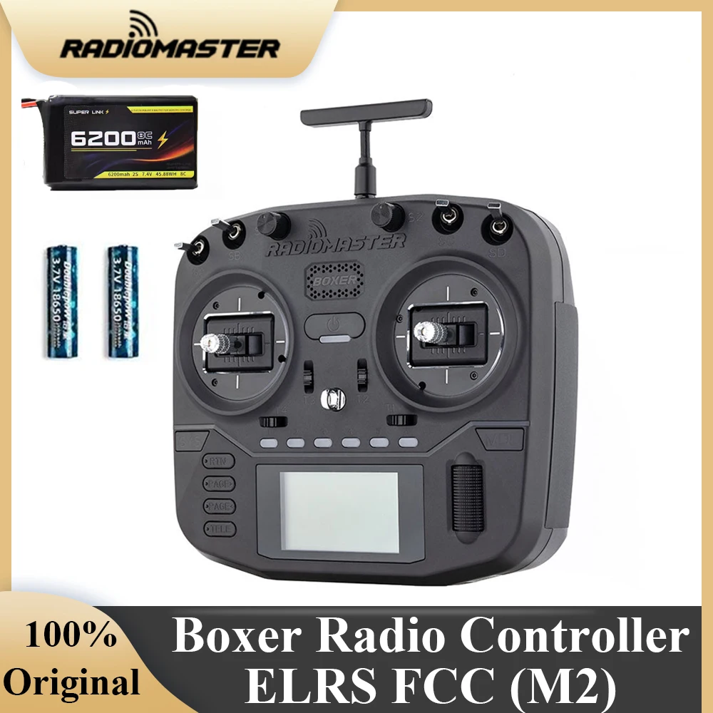 RadioMaster Boxer Radio Control ELRS FCC Mode 2 Remote Controller 16ch Hall Gimbals Transmitter Support EDGETX