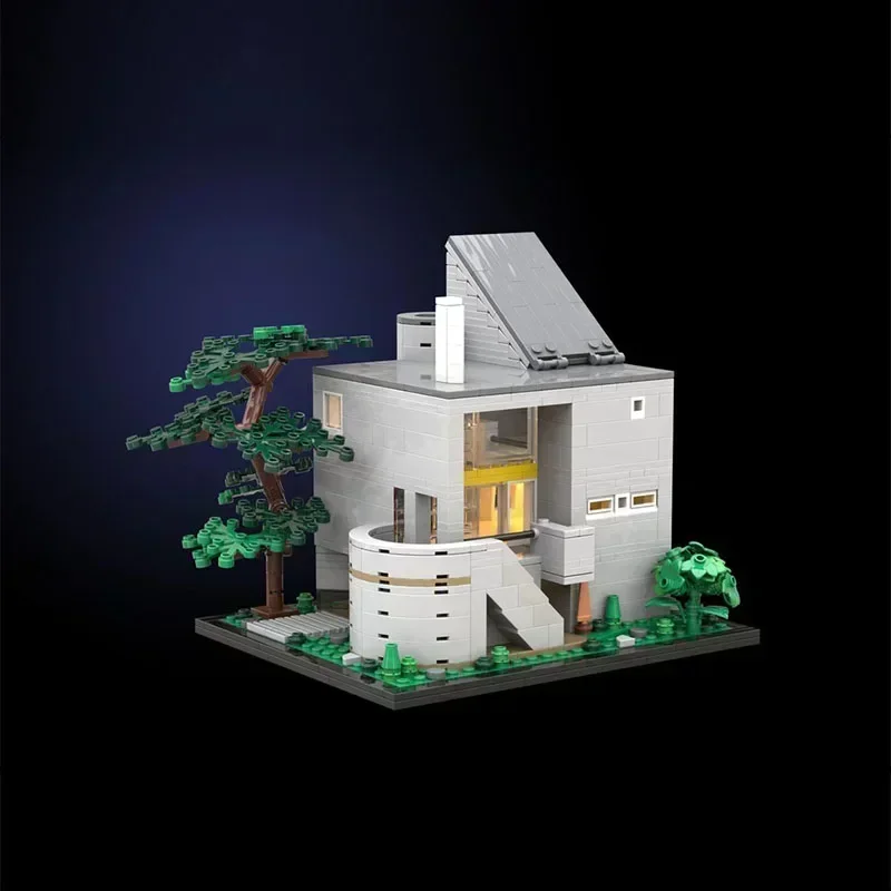 Popular Street View Model MOC Building Brick Multi Functional House Modular Technology Gifts Holiday Assemble Children Toys Suit