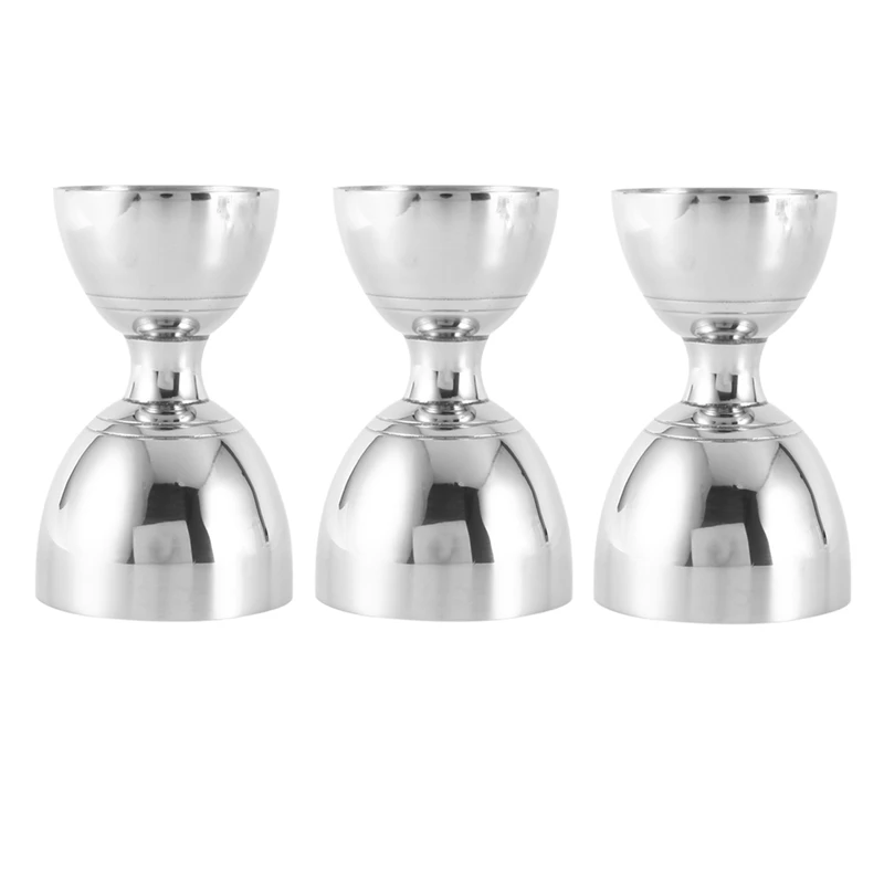 

3X Stainles Steel Bar Jigger 1/2Oz ,Cocktail Jigger Measuring Cups Jigger 1Oz 2Oz