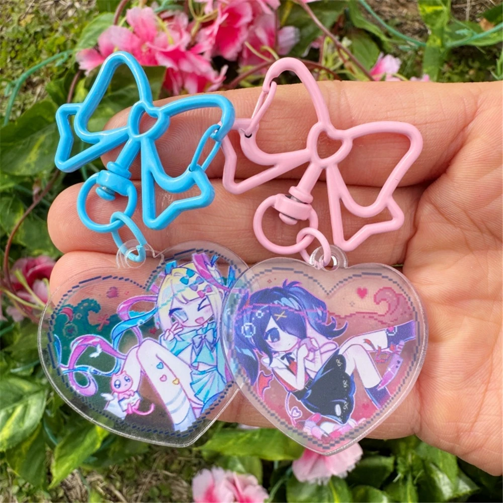 ゲーム NEEDY GIRL OVERDOSE レインアメ コスプレ衣装 キーホルダー キーチェーン ペンダント アクセサリー 小道具 ギフト