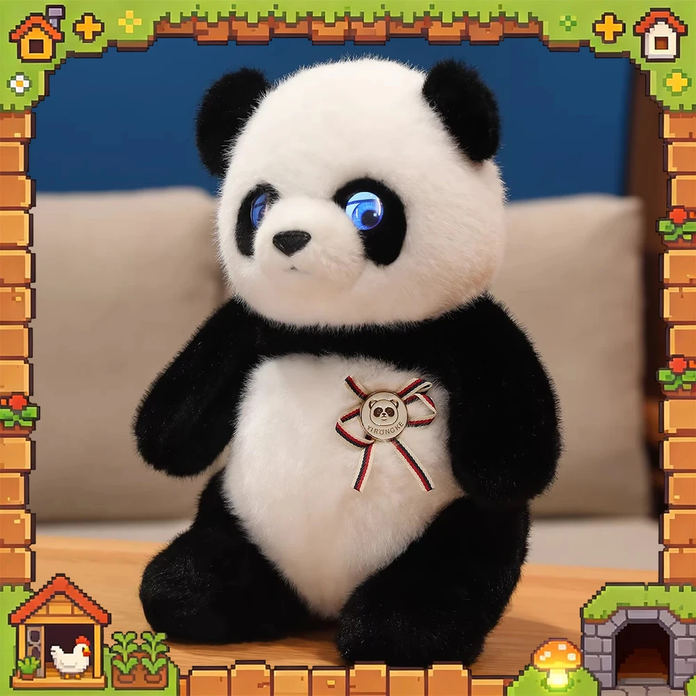 Ai Toy Factory Panda AI Smart Robot Tell Cold Jokes Intelligent Voice Dialogue Emotional Feedback Touch Response Wireless Gifts