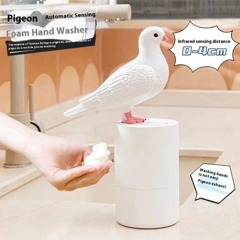 

Pigeons Automatic Foaming Soap Dispenser Touchless Hand Soap Foam Dispenser Induction Hand Washer for Hotel DropShipping