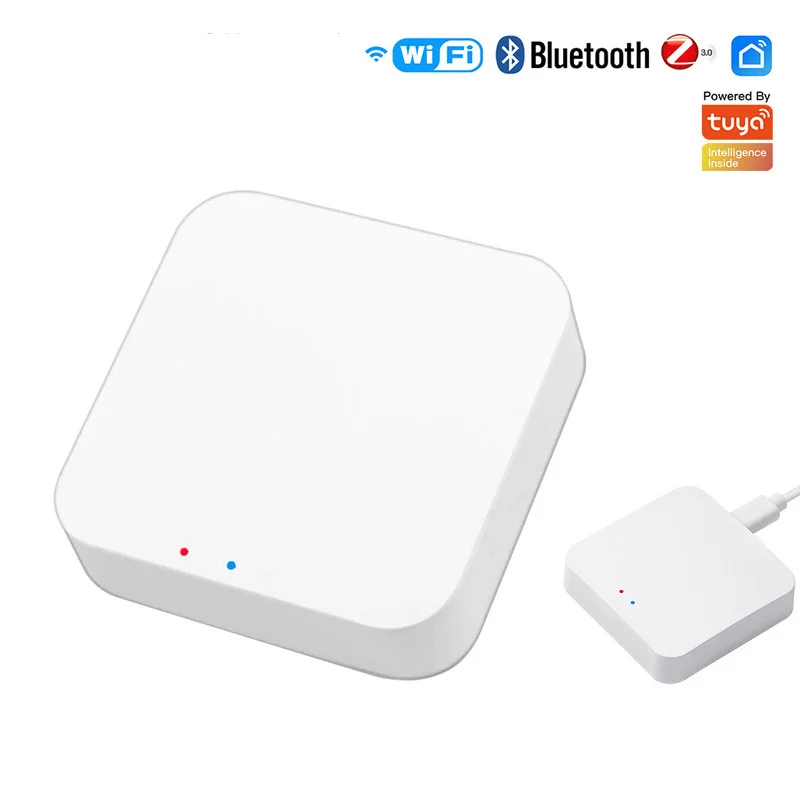 

Square App Remote Control Timing Wired Intelligent Bluetooth Gateway ZigBee Graffiti Smart Home Wireless Multi-mode Gateway