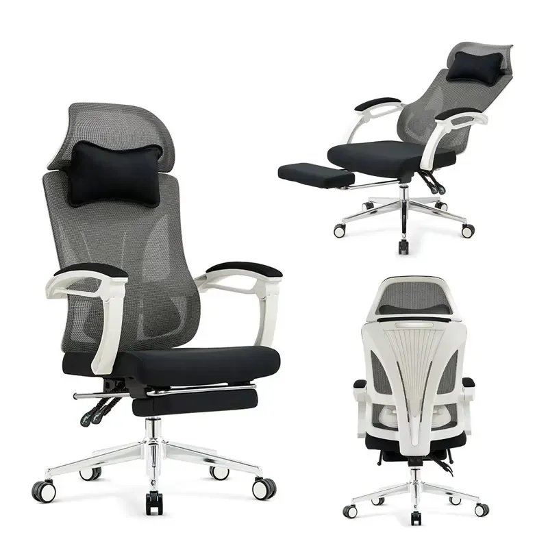 High Back Ergonomic Office Chair Full Mesh Executive Swivel Computer Desk Seat with Lumbar Support for Home Work Gaming