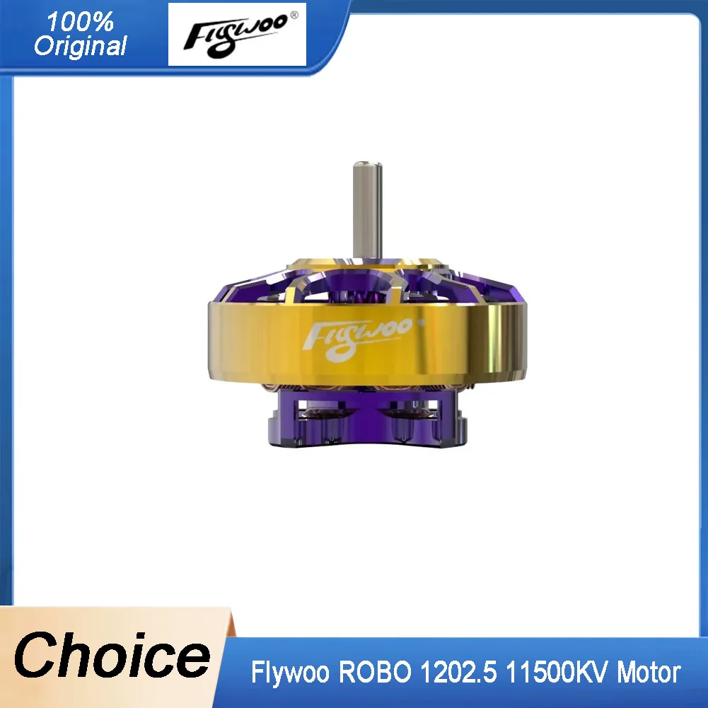 

Flywoo ROBO 1202.5 11500KV Motor High-Efficiency Brushless Motor for Ultralight Drone Builds