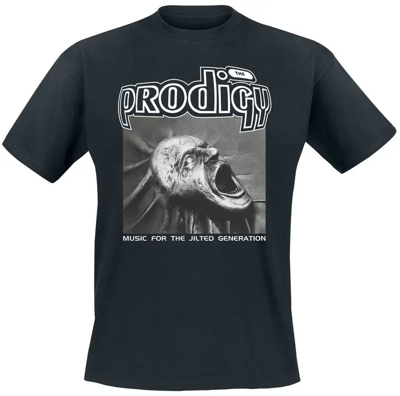 Shark  The Prodigy Band T-Shirt 100% Cotton Graphic Tee Men Women Summer Streetwear Top