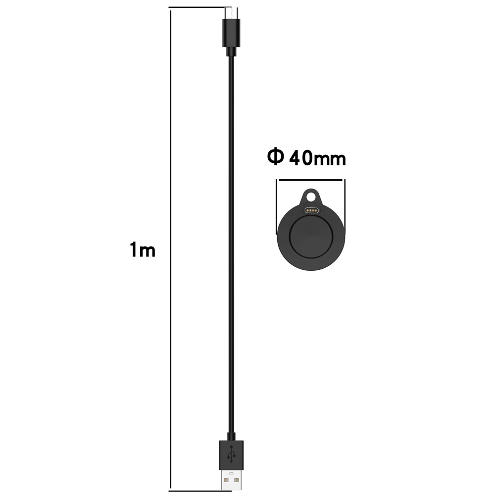 قاعدة شحن لاسلكية سريعة متصلة لـ Garmin Venu X1 / Quatix 8 / Fenix 8 7 6 5 / Tactix 8 / Forerunner 570 970 / vivoactive