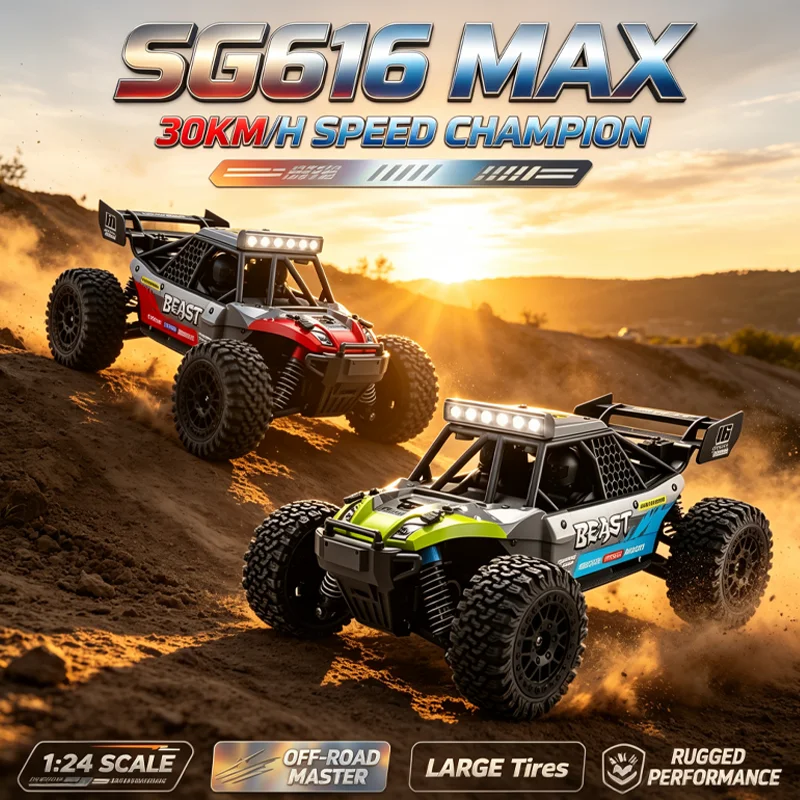 Rc Drift Car 1 24 Scale 4Wd - Novo SG616 MAX/PRO – Carro de