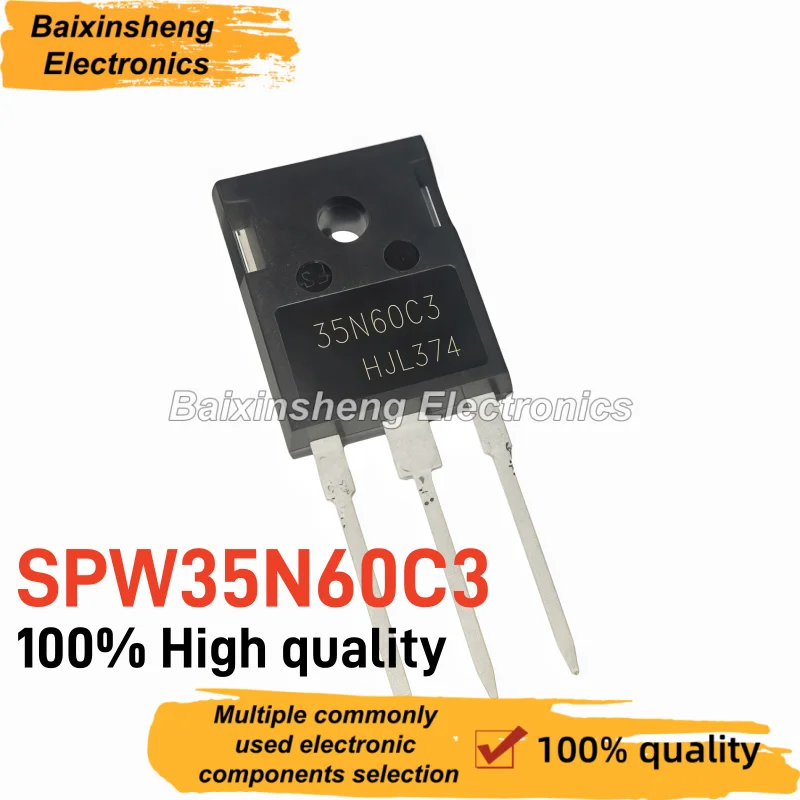 10PCS NEW 35N60C3 SPW35N60C3 MOSFET 650V 34.6A TO-247 Power Field Effect Transistor for High Frequency Power Supply