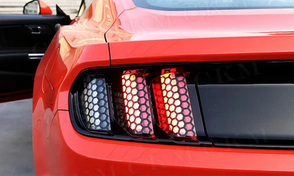 

Автомобильные задние фонари, пленка, декоративная наклейка для Ford Mustang, аксессуары, модифицированные
