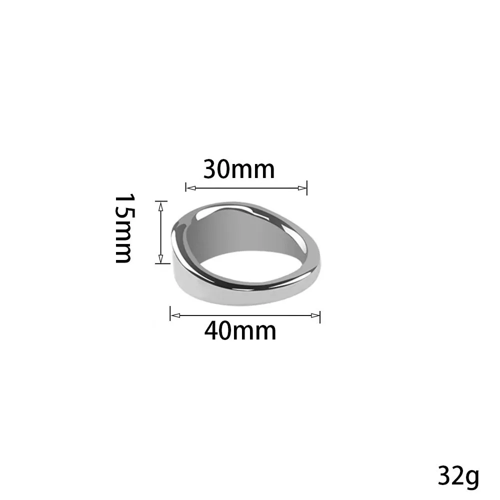 5 sizes Stainless Steel Male Penis Ring Ball Scrotum Stretcher Ejaculation Delay Metal Cock Rings BDSM Sex Toys For Men Cockring