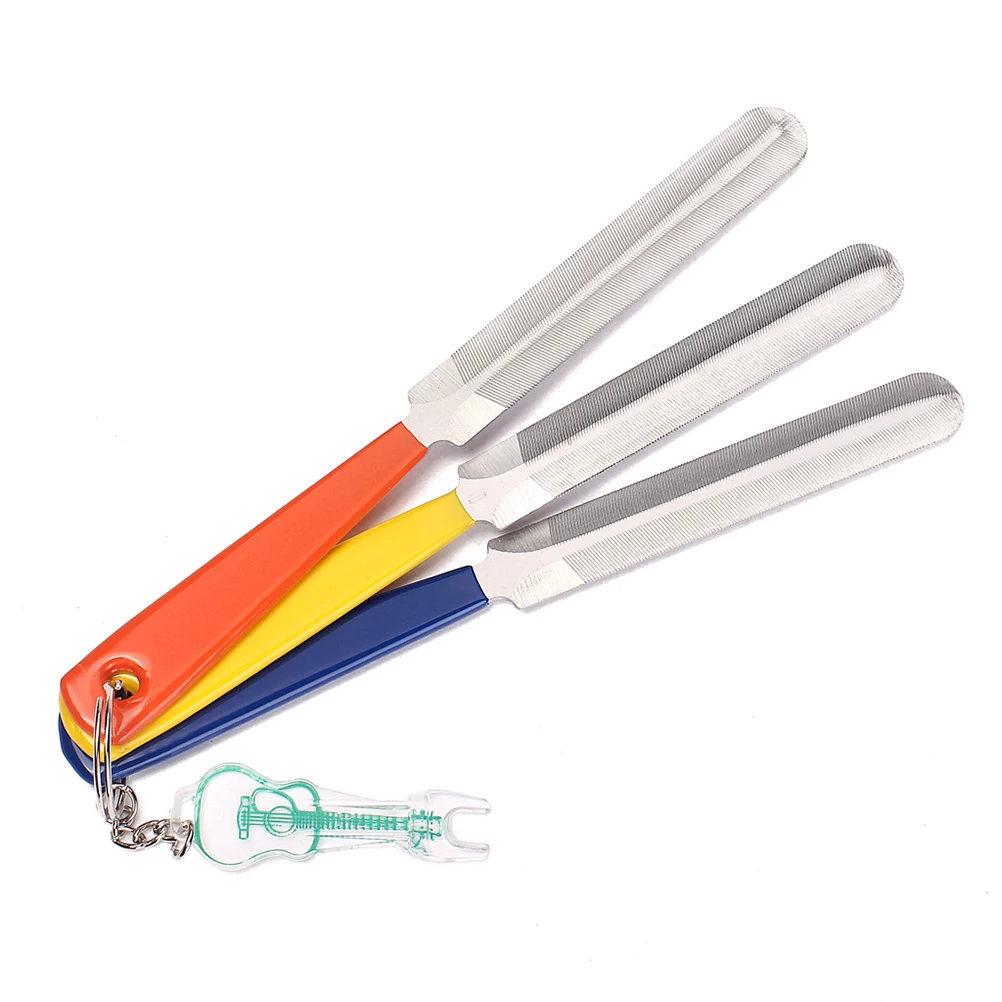 

3 Pcs Wire Driver Set Guitar Nut Bridge File Luthier Repair Tool Tools for