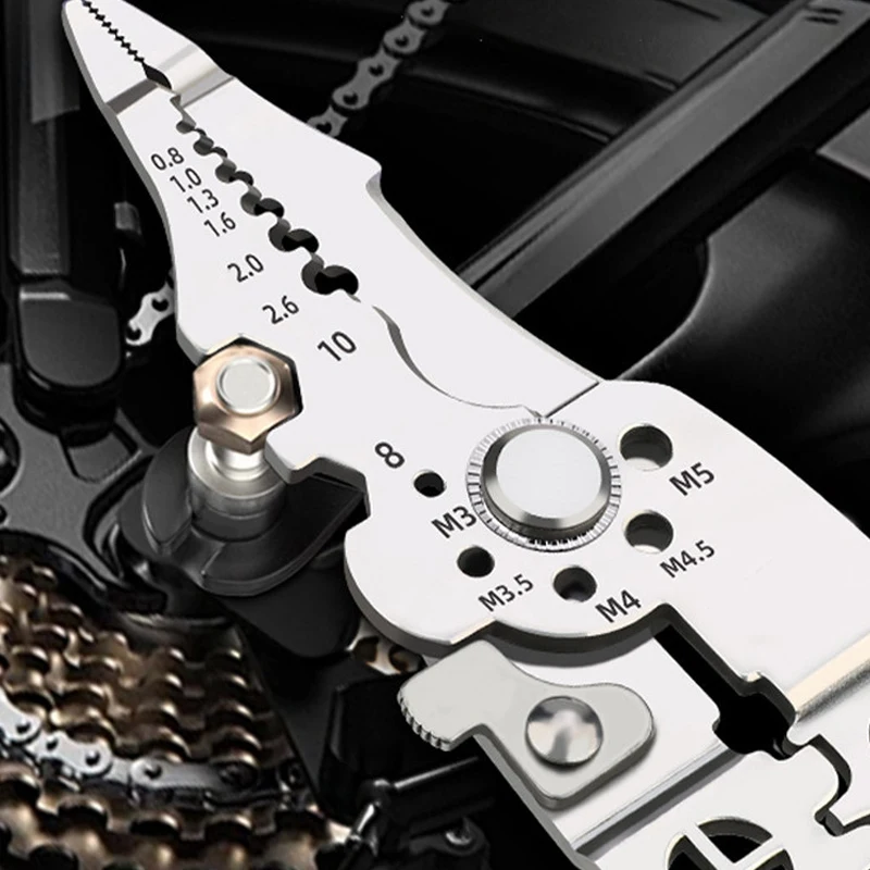 2025 Multifunctional Wire Crimper Pliers Cable Cutter Adjustable Automatic Electrical Wire Stripper Stripping Terminal Hand Tool