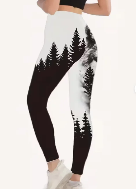 المرأة 3D طباعة طماق بسط تجريب طماق ضئيلة الجوارب مثير اليوغا السراويل العصرية بارد السراويل الموضة #2