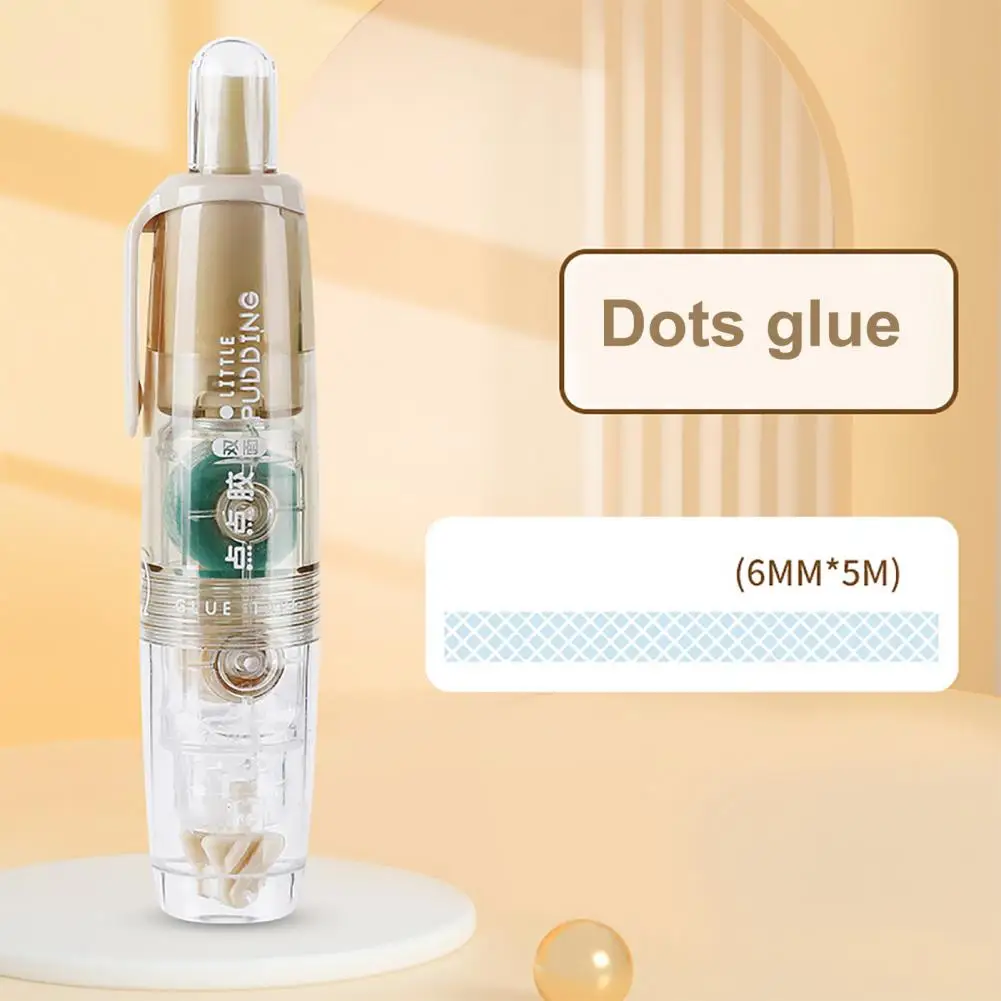 Корректирующая лента с 4 сменными клейкими лентами, двусторонний скотч для скрапбукинга