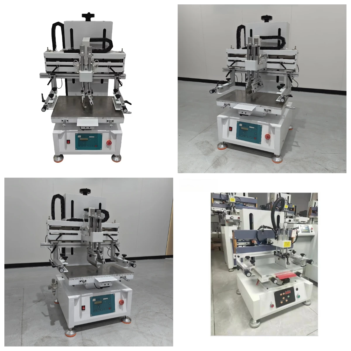 

2026 New Small Desktop Flat Screen Printing Machine With Vacuum Suction Table Semi-Automatic Label/Bill/Cloth Printer Single