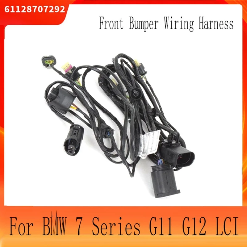 

Front Bumper Wire Wiring Harness For BMW 7 Series G11 G12 LCI Accessories 61128707292