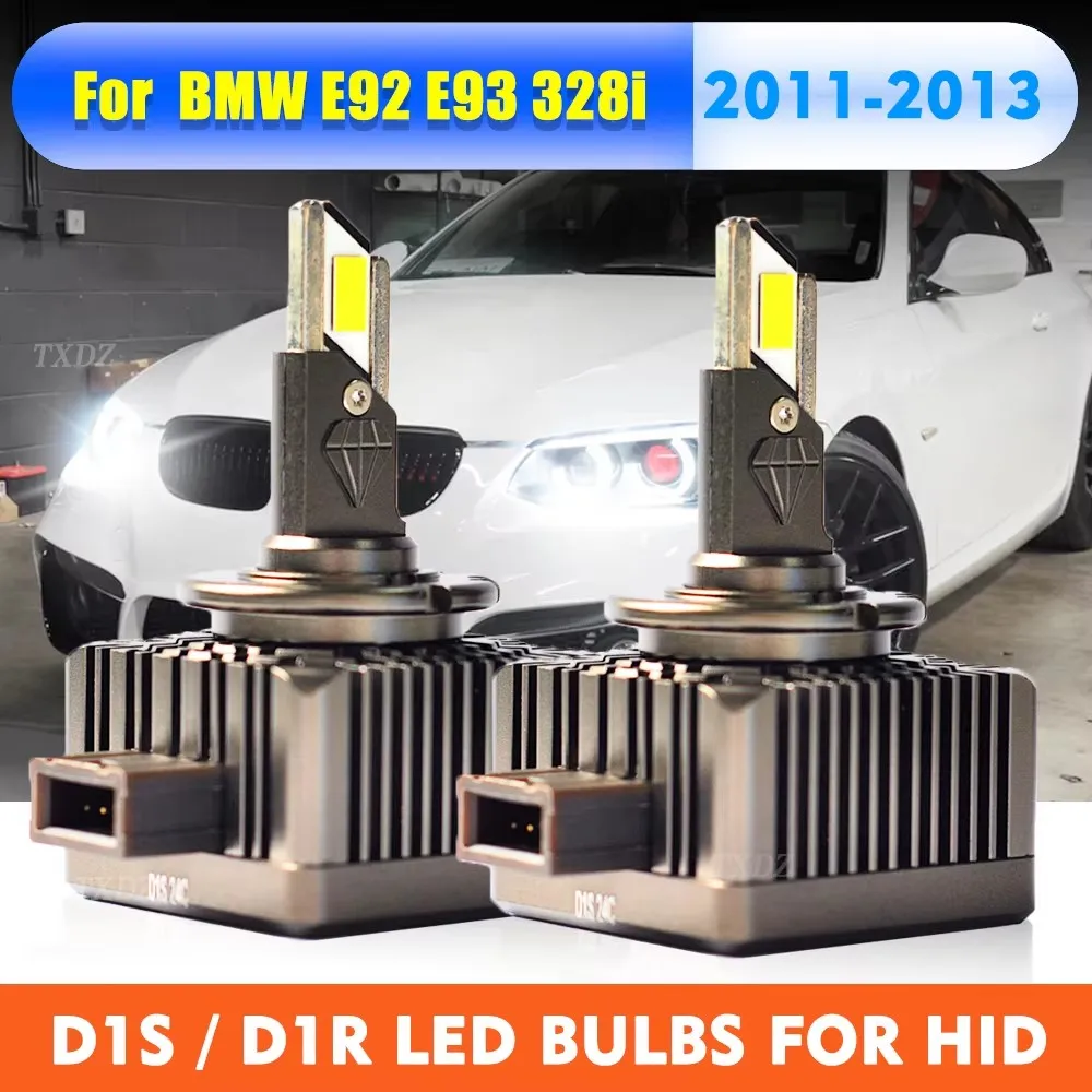 For 2011-2013 BMW E92 E93 328i 323i D1S D1R LED Headlight Bulbs 22000LM 6000K Car Lights Xenon HID Conversion Kit Plug&Play