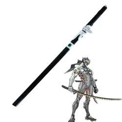 106cm Cosplay Overwatch Game Genji Evil Spirit Sheath Knife Shimada Genji Katana Role Play Game PU Weapon Model Toy Prop Sword