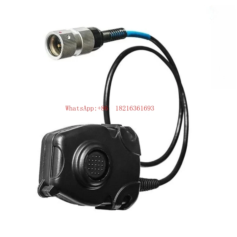 

6-контактный PTT-разъем, совместимый с радиостанциями AN/PRC-152 и AN/PRC-148