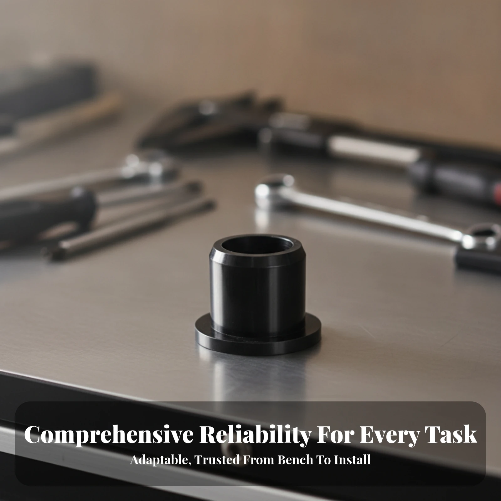 Flanged Bushing with Metal Sleeve Low-Friction Hardware for Mechanics, Automotive Repair
