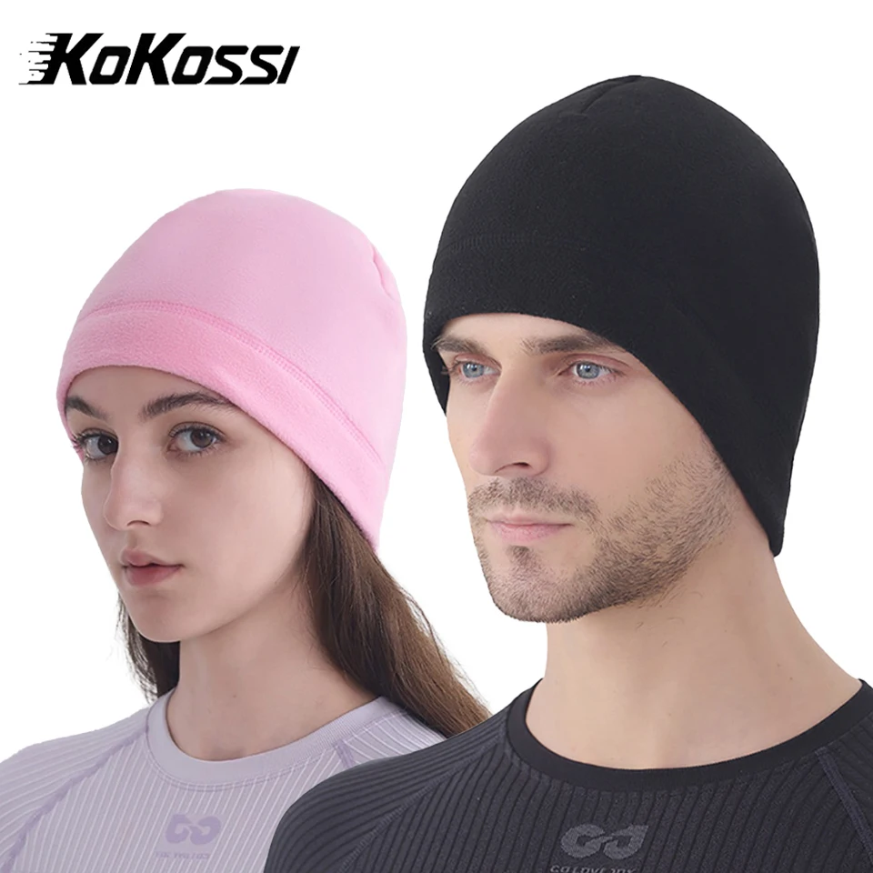 AliExpress KoKossi Windproof Beanie Hat Thick Windproof Cap Thermal Running Sports Hats Soft Polar Fleece Skull Cap Cycling Snowboard Ski