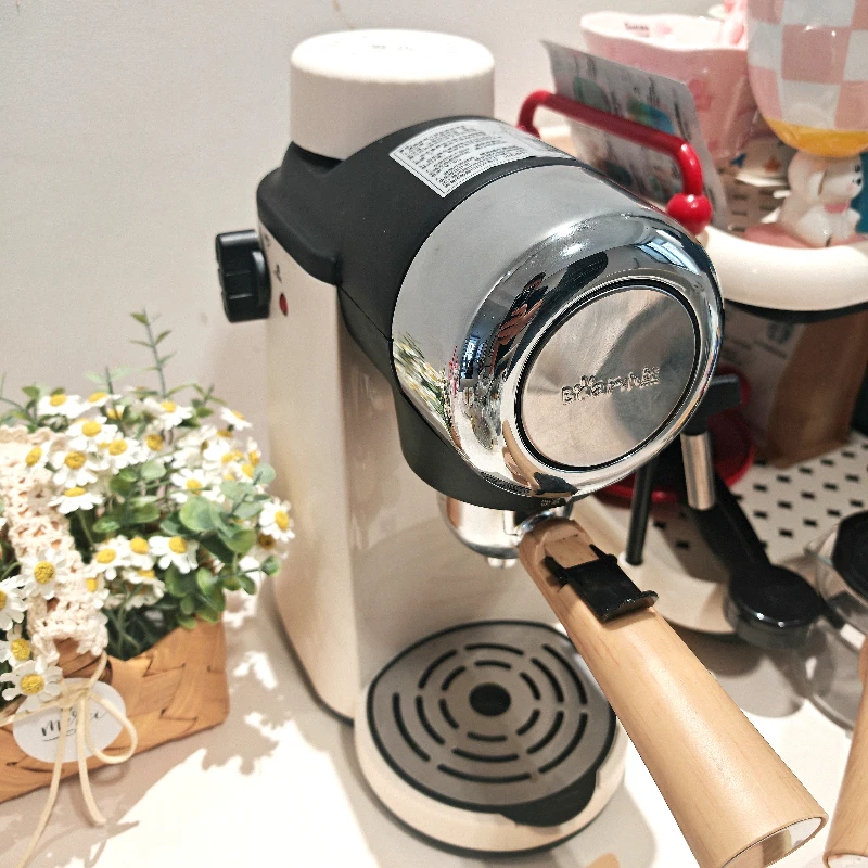 Coffee machine household small Italian semi-automatic office all-in-one American hand-grinded coffee pot