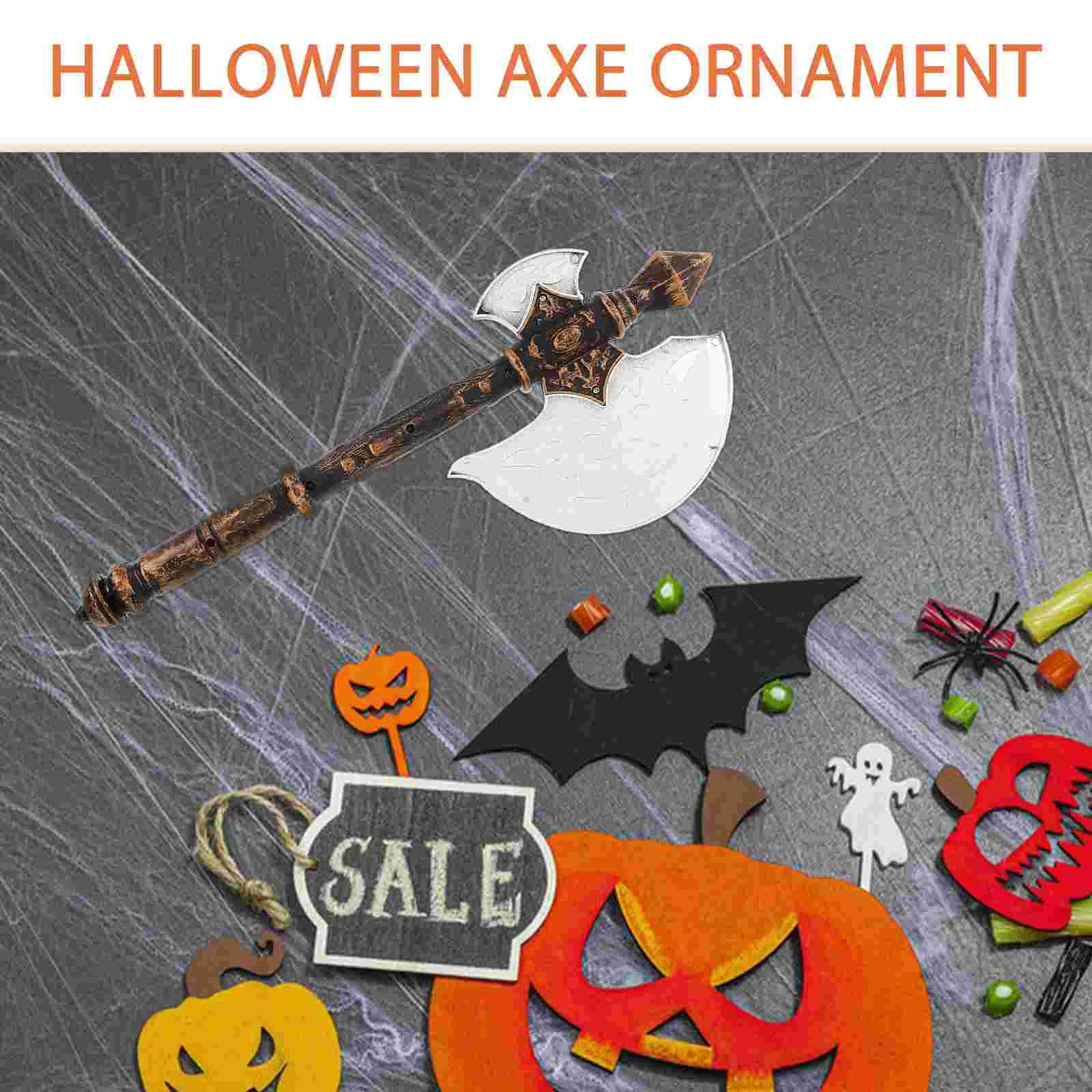 Axe Stage Opening Props Scary Cosplay Plastic Halloween Costume Hand Kids Toy Child