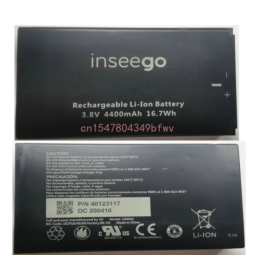 3.8V Brand new 4400mAh/16.7Wh 160002 Battery For insesgo Novatel Wireless/VERIZON 4G LTE Jetpack MiFi 7730 7730L 8800L