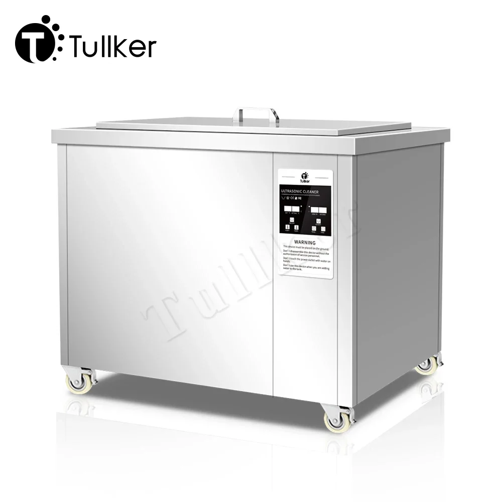 Tullker Industrial Ultrasonic Cleaner 50L 100L 300L 500L Industry Printhead DPF Block Parts Automotive Engine Cleaning Machine