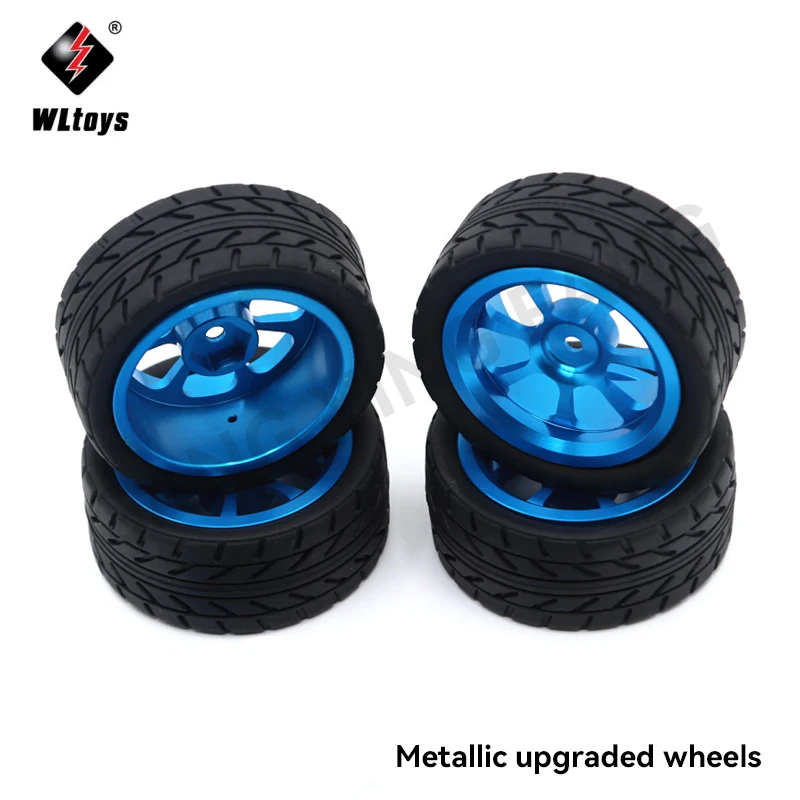 WLtoys 144010 124007 124017 124016 RC Car Metal Upgrade Parts Gear Steering Cup Pull Rod Swing Arm Tire Shock Absorber Parts Set