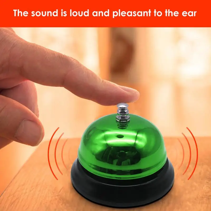Call Bell Table Service Bell For Bars Metal Anti-Rust Desktop Call Bell Front Desk Bell For Hotels Restaurants Kitchens Bars