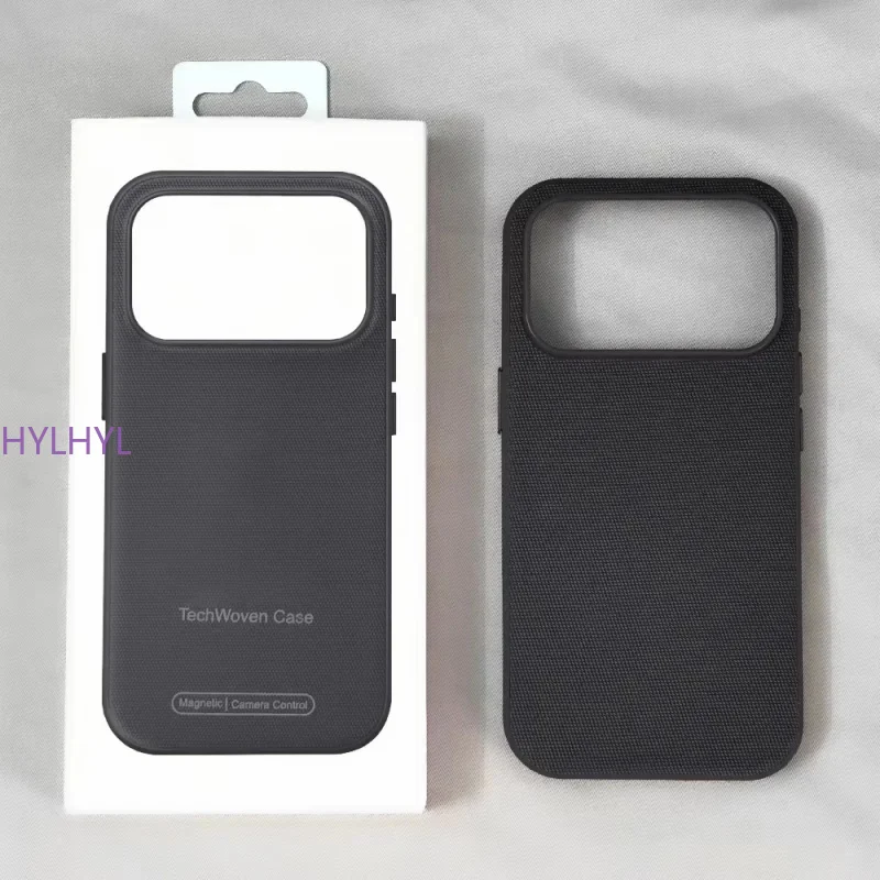 Luxuriöse Technische Gewebte Magnetische Hülle für iPhone 18 17 Air 16 15 14 13 12 11 Pro Max Plus für Magsafe Kabelloses Laden Stoßfeste Abdeckung – Detail 3