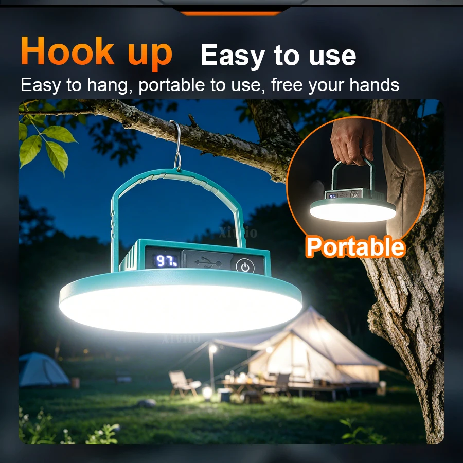 18000000LM 600W Solar Recharge - đánh giá và giá Solar Lantern Camping Collapsible