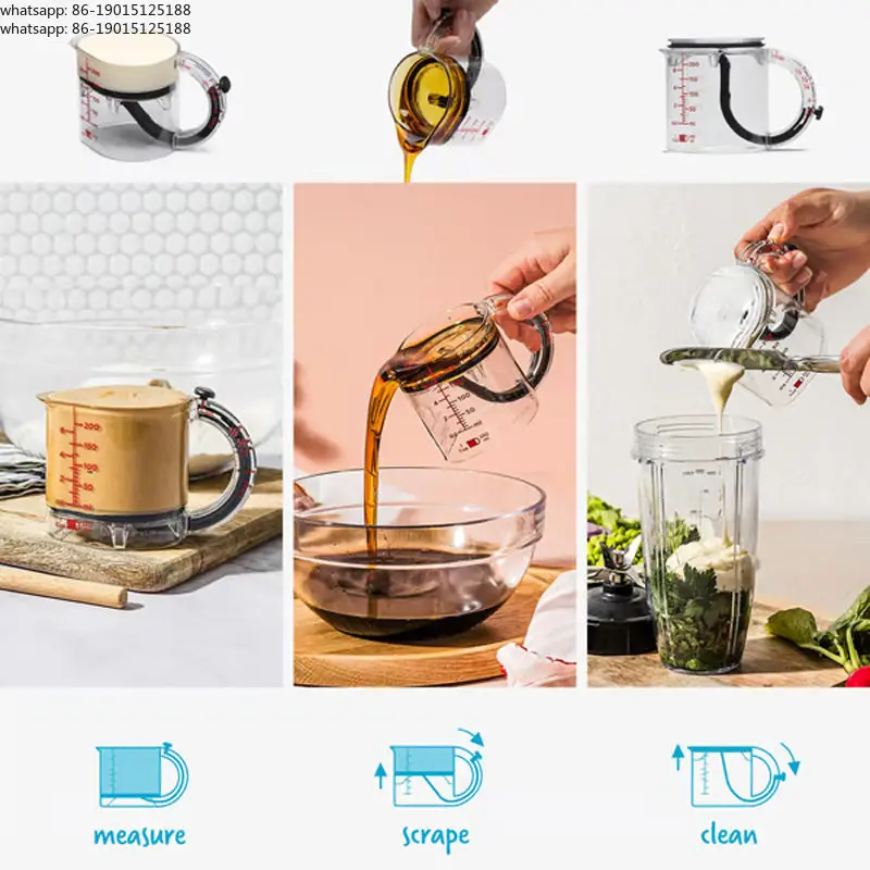 High quality 2026 new, one-piece adjustable measuring cup