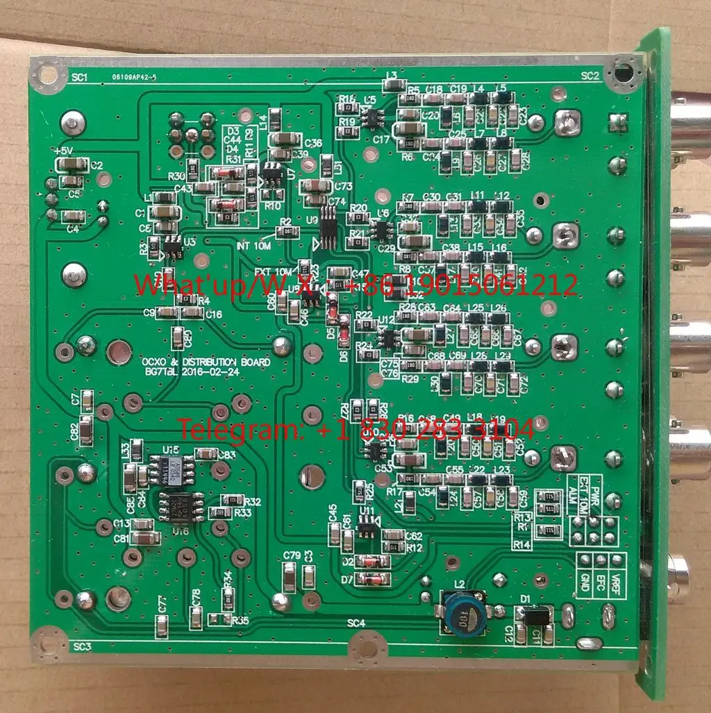 10M frequency distributor, distributed amplifier, 8 outputs, constant temperature crystal oscillator reference,  distributor