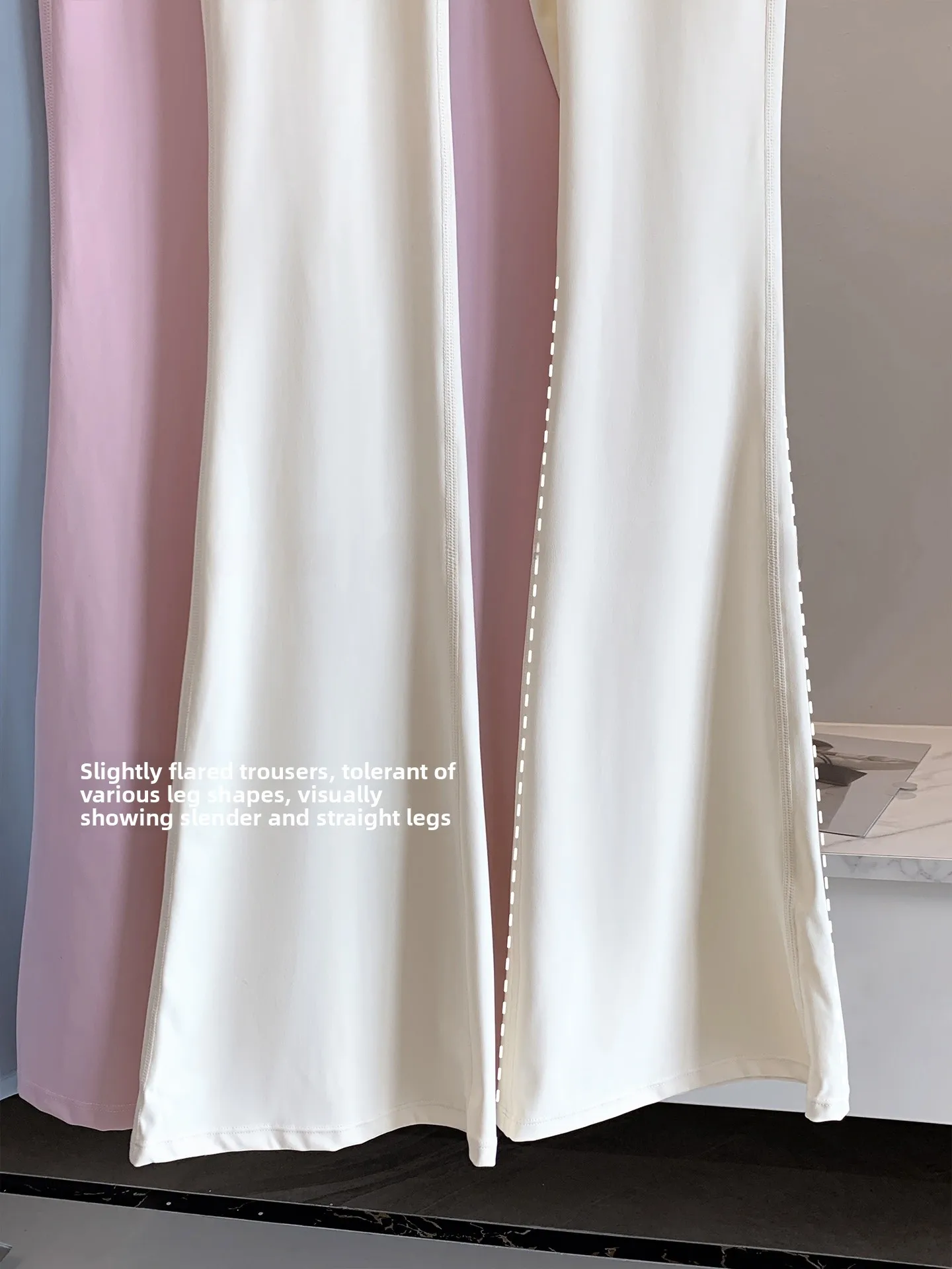 Low-Waist Wide-d Flared Yoga Pants Women's Slimming Anti-avi Butt-Lifting Tight-Fit Long Trousers Casual Leggings