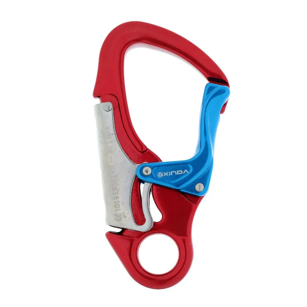 Professional Climbing Carabiner 30KN Aluminum Safety Hook Main Lock for Mountaineering and Rappelling view 5