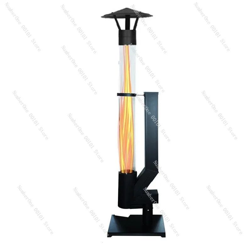 Outdoor Vertical Wood Burning Rocket Stove Smokeless Gasifier Heater Pellet Camping Furnace Portable Biomass Firewood Cooking