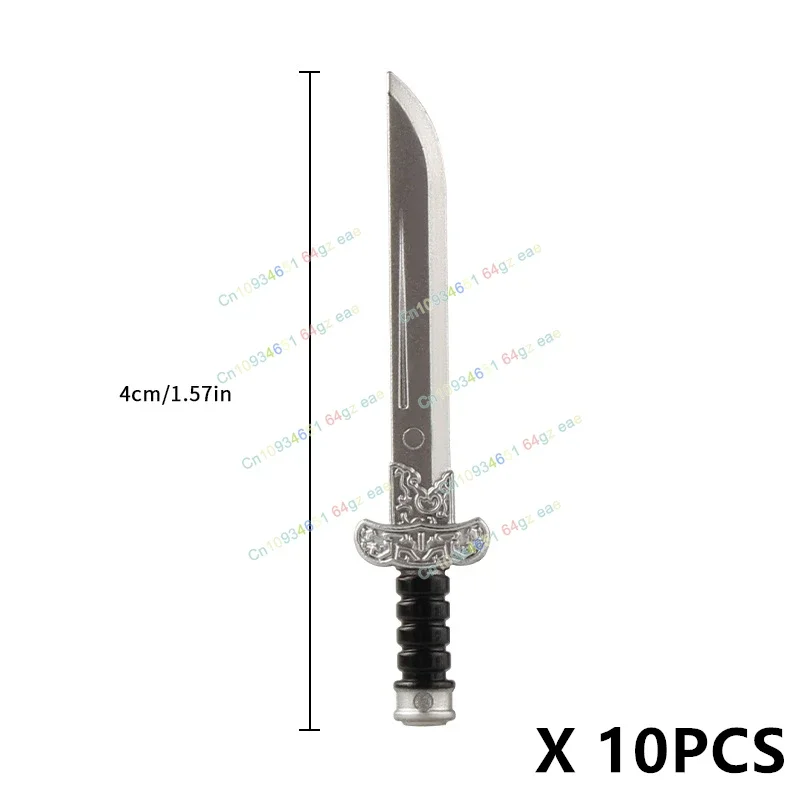 

Accessories Building Blocks Knife Hammer Axe Shield Weapon Medieval Military Figures Toys for Children Gifts 10PCS PJT059