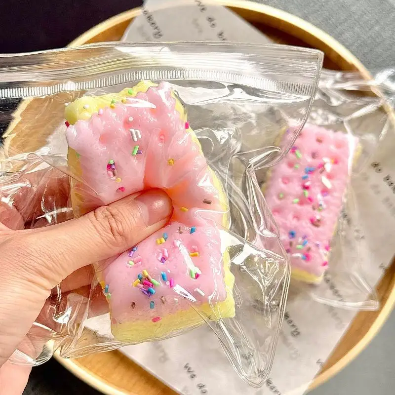 Cookie Sticky Taba Squeeze Fidget Toys Adults,Ultra-Soft Squeeze Toys,Fun Enjoy Decompression Toy Party Gifts